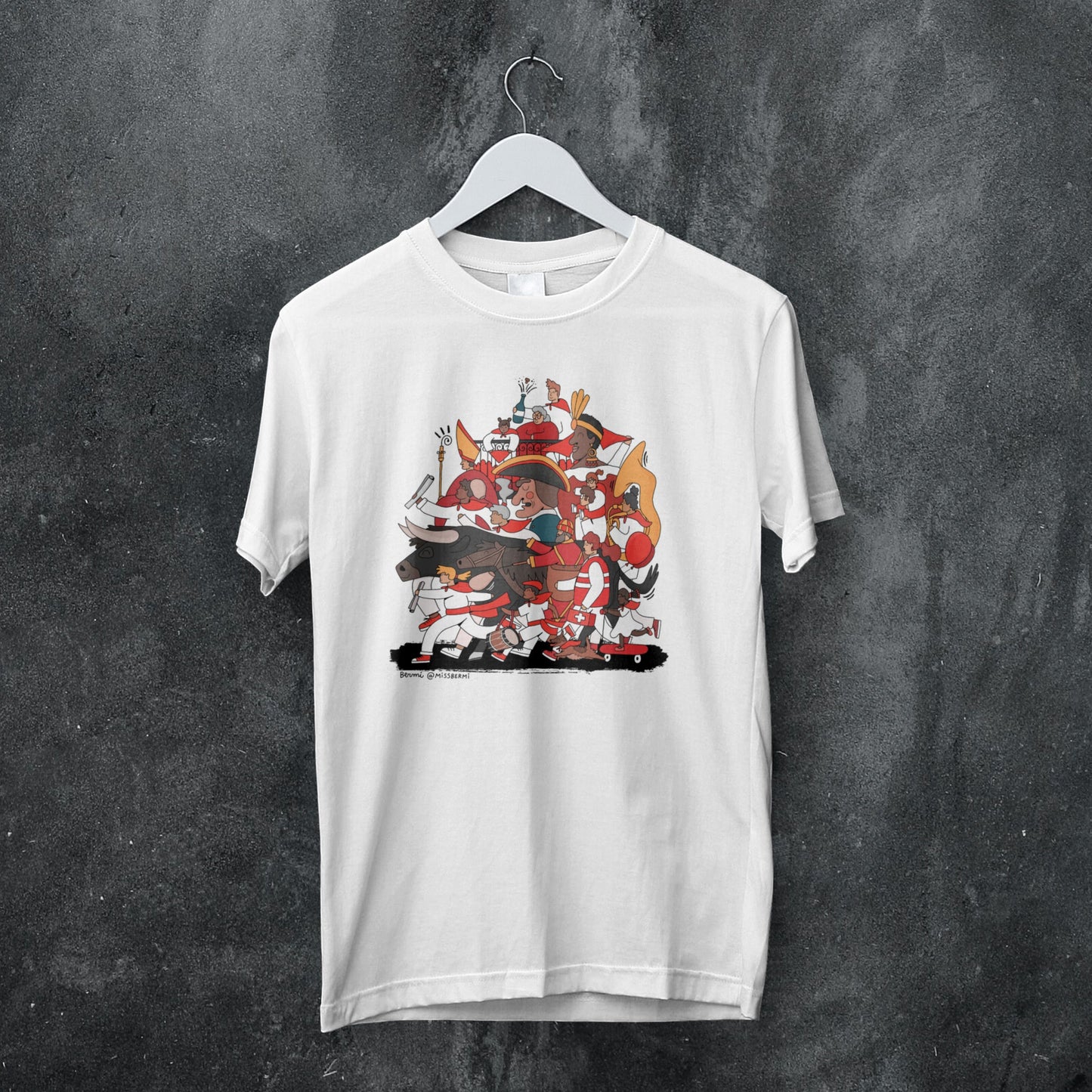 ¡A toda fiesta! - Camiseta San Fermín 2025