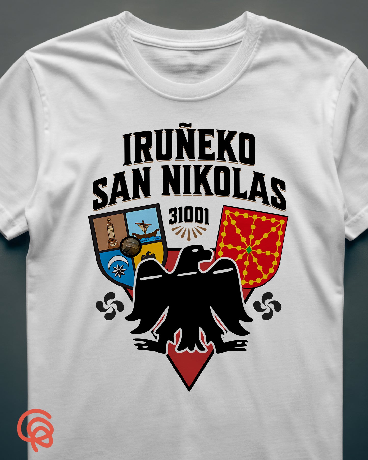 Iruñeko San Nikolas - Camiseta Arrano Beltza