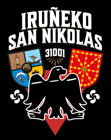 Iruñeko San Nikolas - Camiseta Arrano Beltza