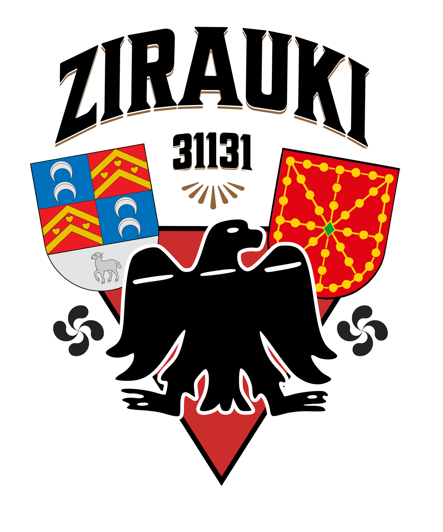 Zirauki - Camiseta Fiestas Arrano Beltza