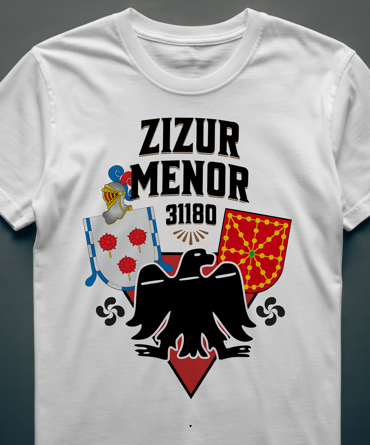 Zizur Menor - Camiseta Fiestas Arrano Beltza