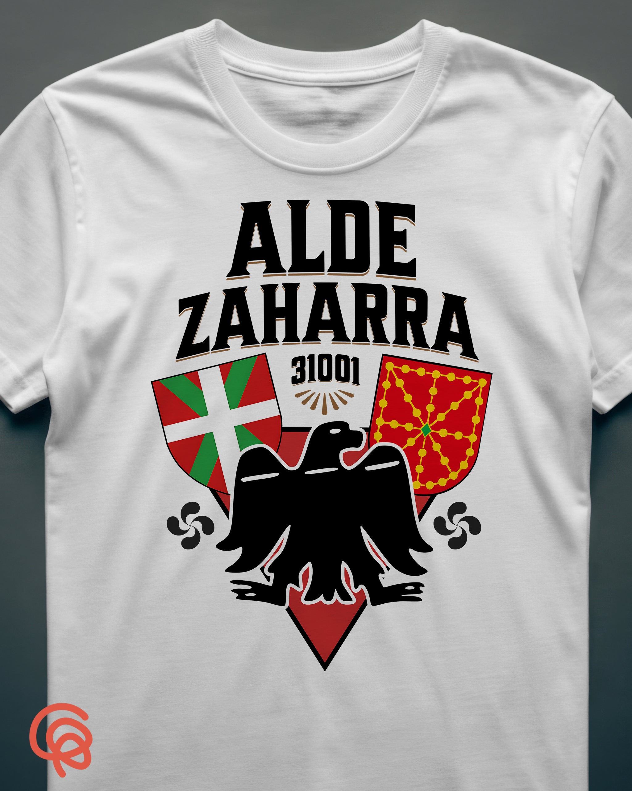 Alde Zaharra - ikurriña- Camiseta Arrano Beltza