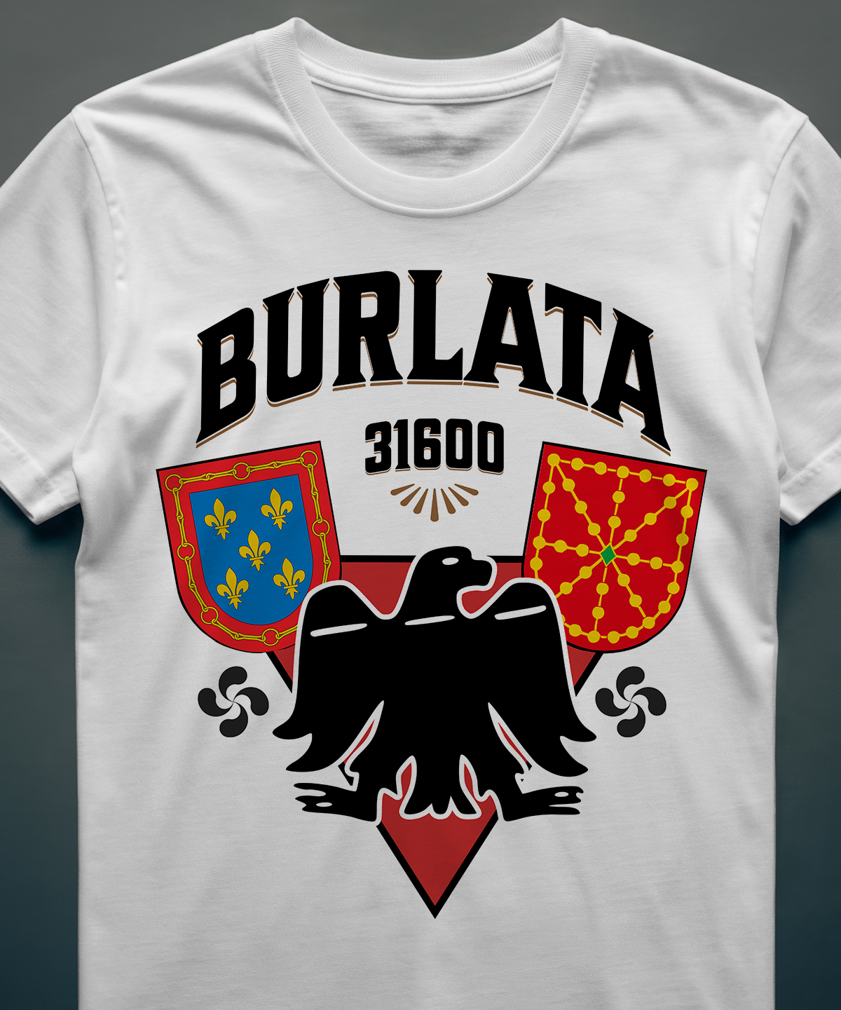 Burlata - Camiseta Fiestas Arrano Beltza