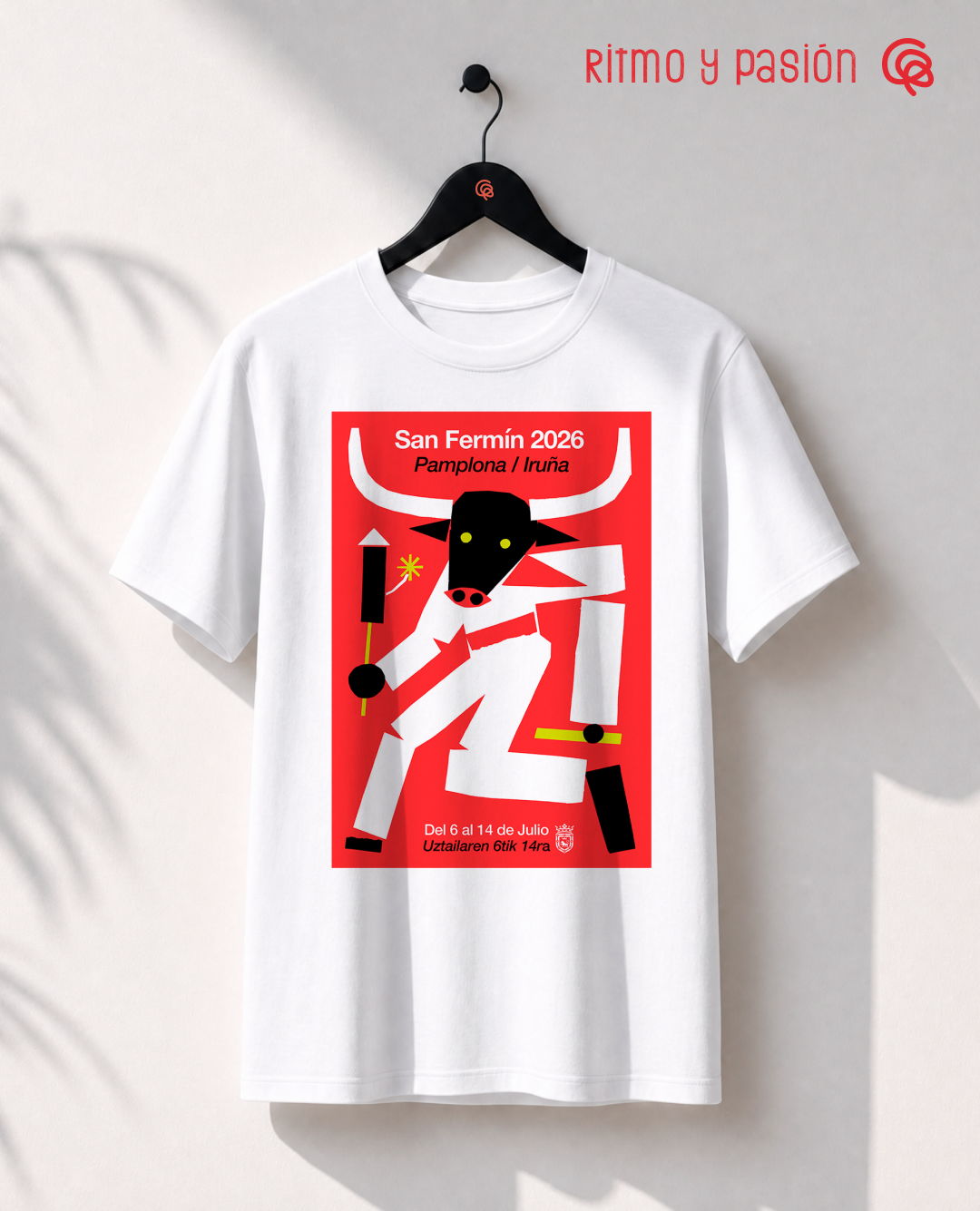 Ritmo y pasión - Camiseta San Fermín 2026