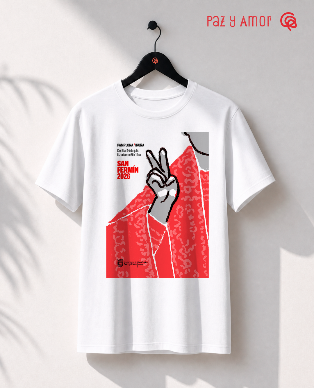 Paz y Amor - Camiseta San Fermín 2026