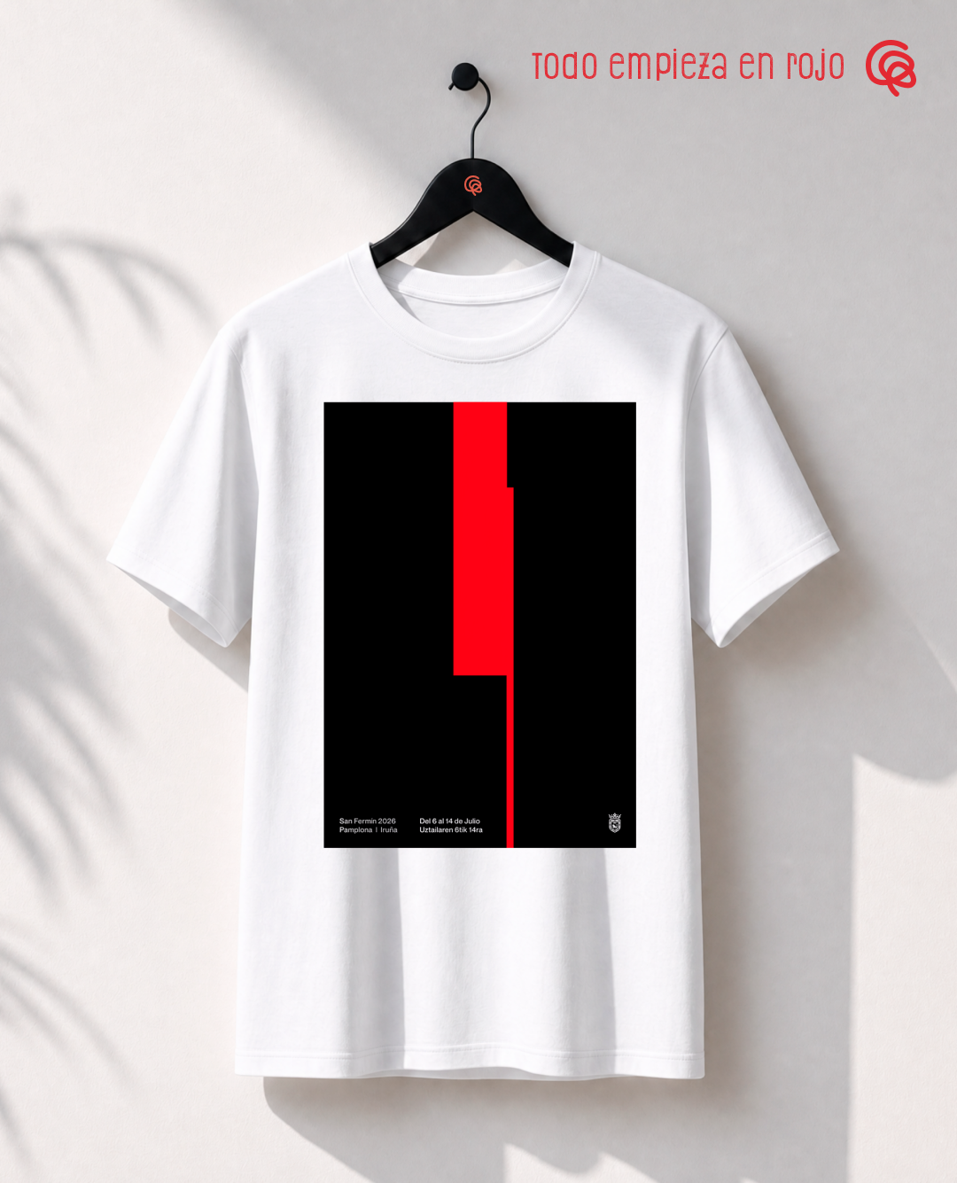 Todo empieza en rojo - Camiseta San Fermín 2026