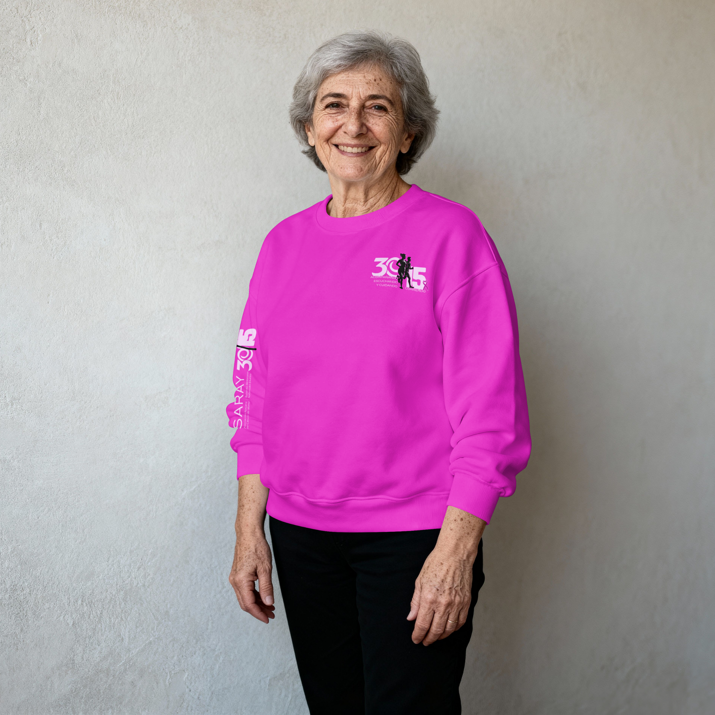 Sudadera Saray doble aniversario 30/15