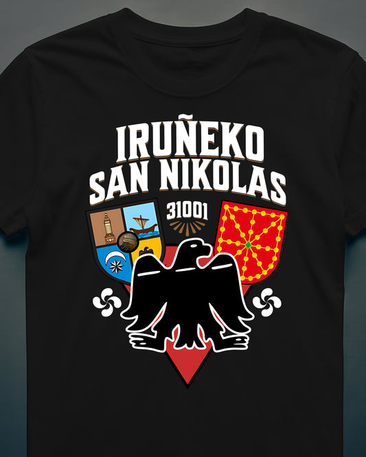 Iruñeko San Nikolas  - Camiseta Arrano Beltza