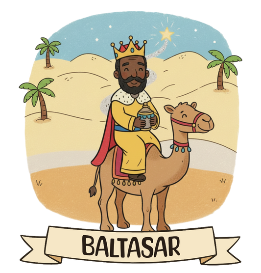 Baltasar Camiseta Reyes Magos - Navidad