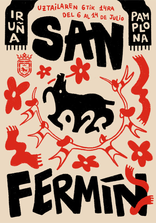 Lore-Koroa - Camiseta San Fermín 2025